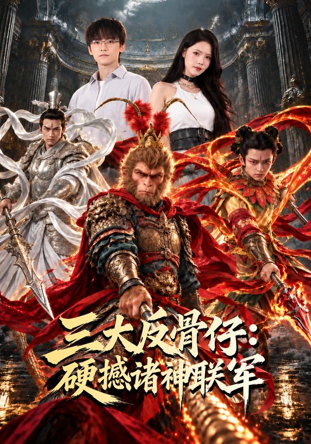三大反骨仔：硬撼诸神联军海报